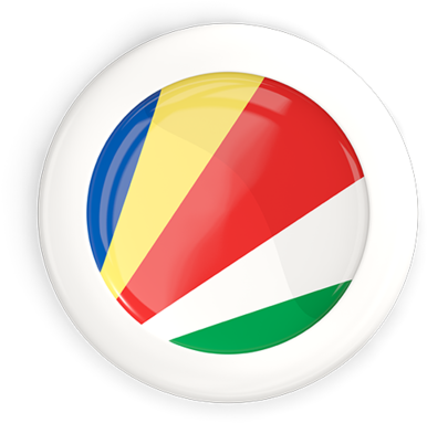A White Plate With A Red Yellow And Blue Striped Design