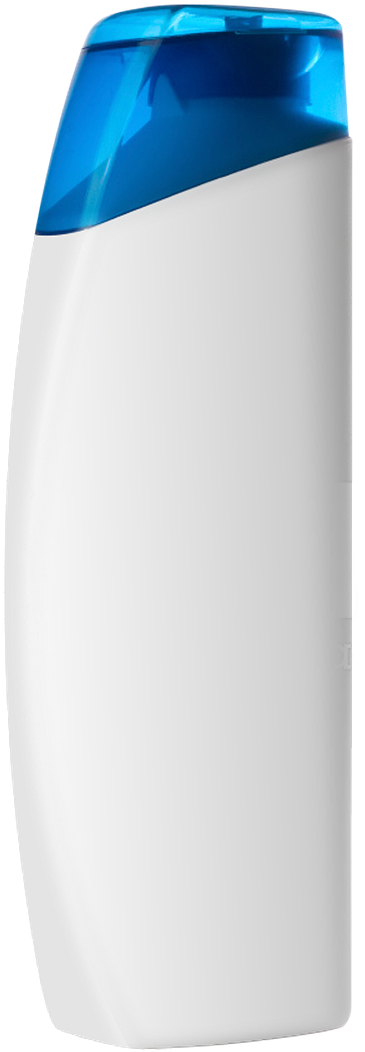 A White Plastic Container With A Black Lid