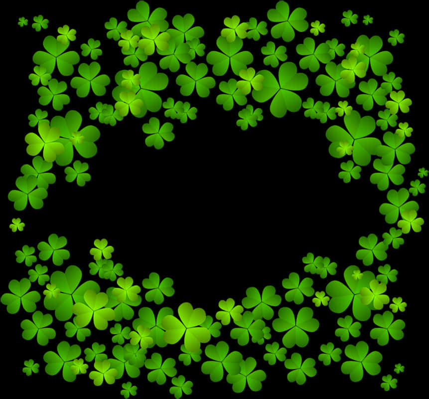 A Group Of Green Clovers