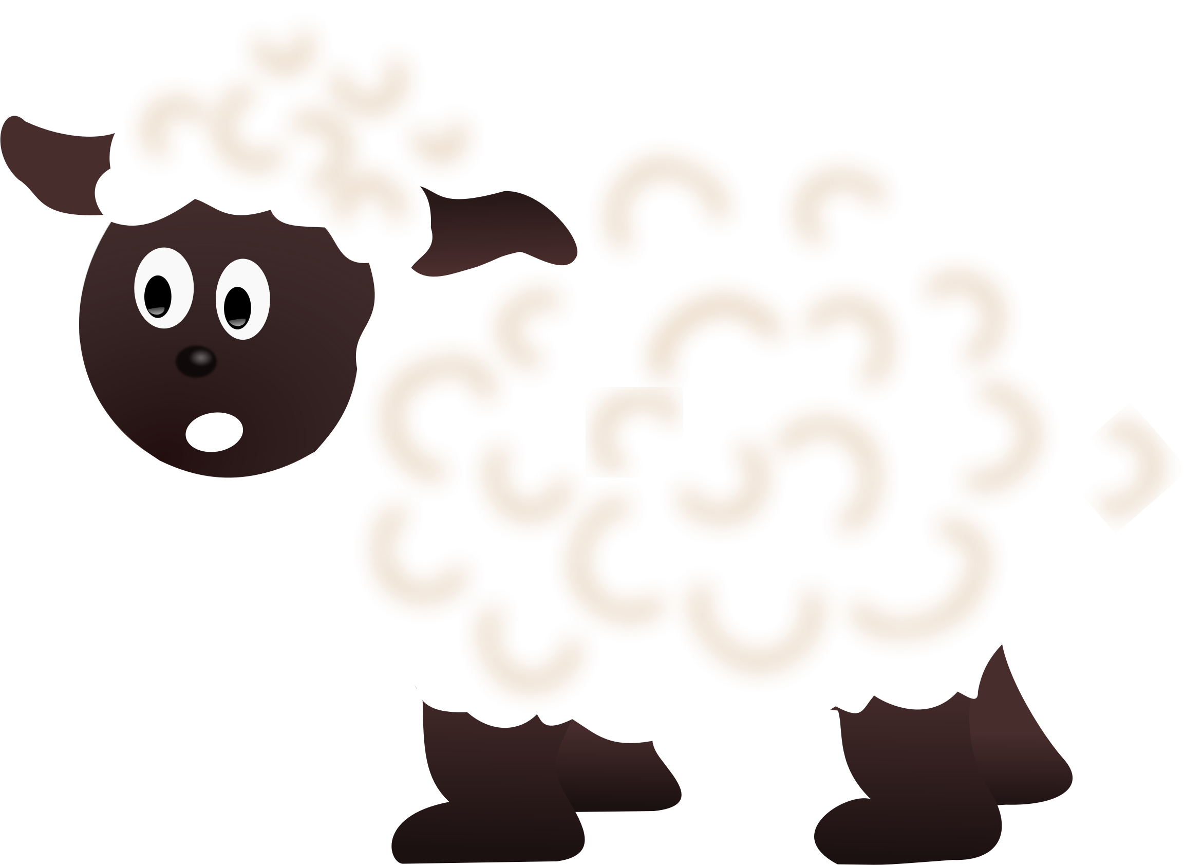 A Cartoon Of A Sheep