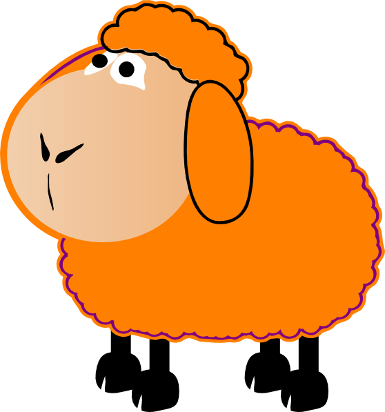 A Cartoon Of A Sheep