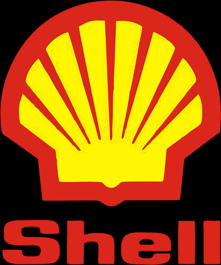 A Yellow And Red Shell Logo