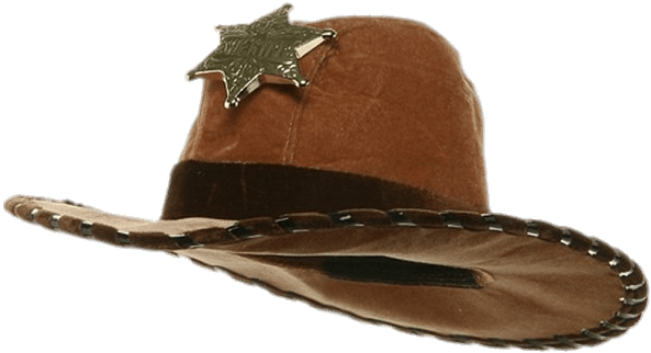 A Brown Hat With A Star On It