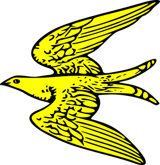 A Yellow Bird With Wings