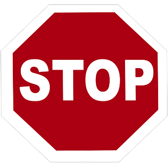 A Red And White Stop Sign