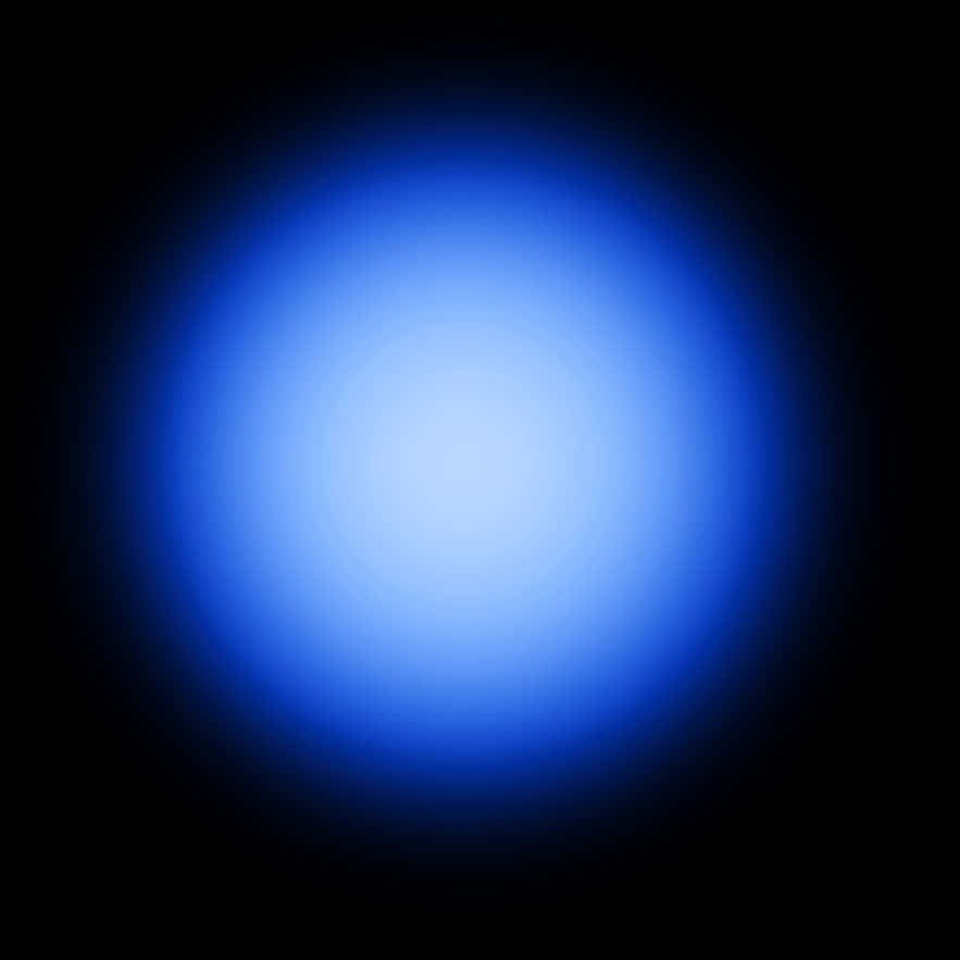 A Blue Light On A Black Background