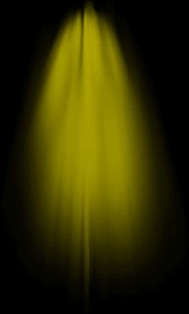A Yellow Light On A Black Background