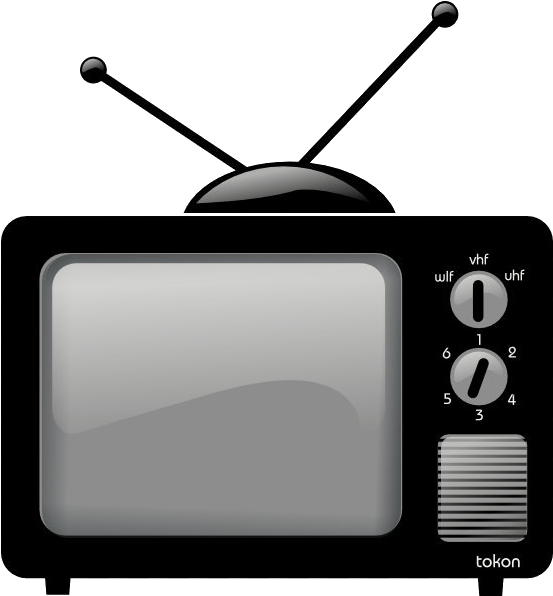 A Black And White Television