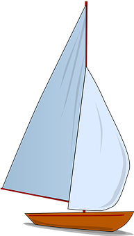 A White Triangular Object With A Red Handle