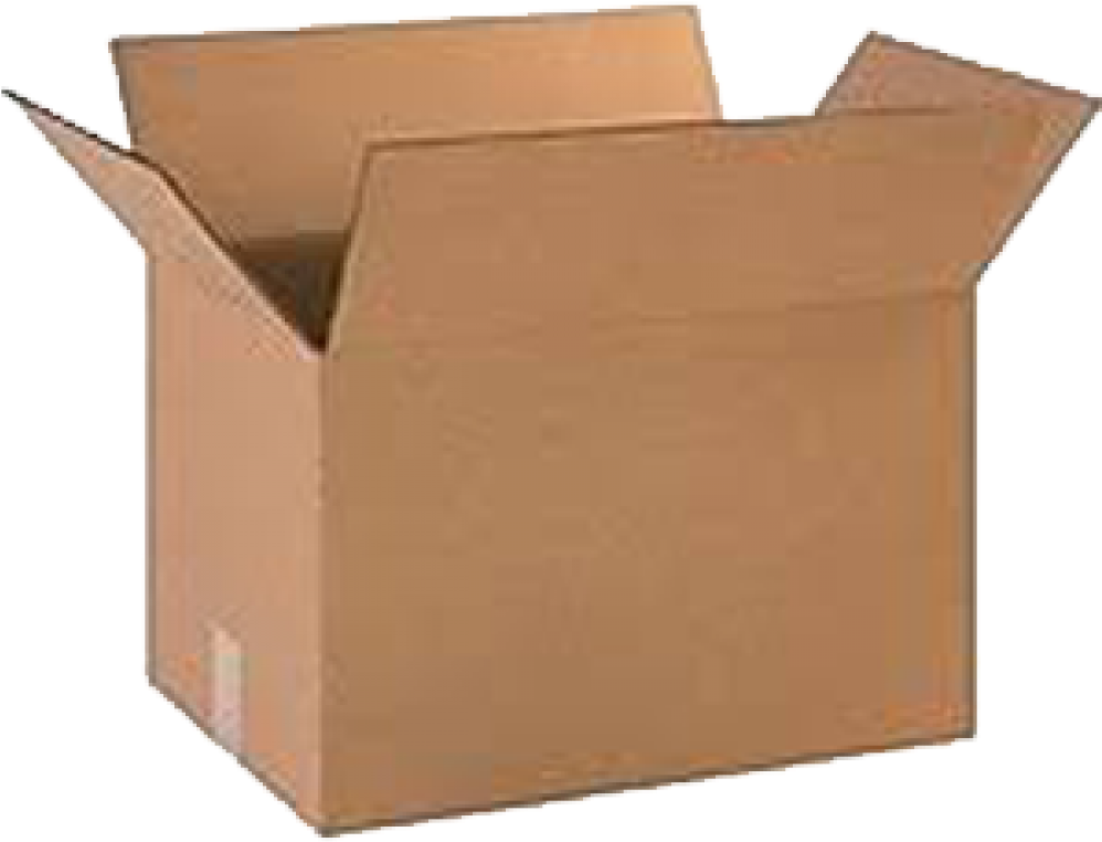 A Brown Box With Open Lid