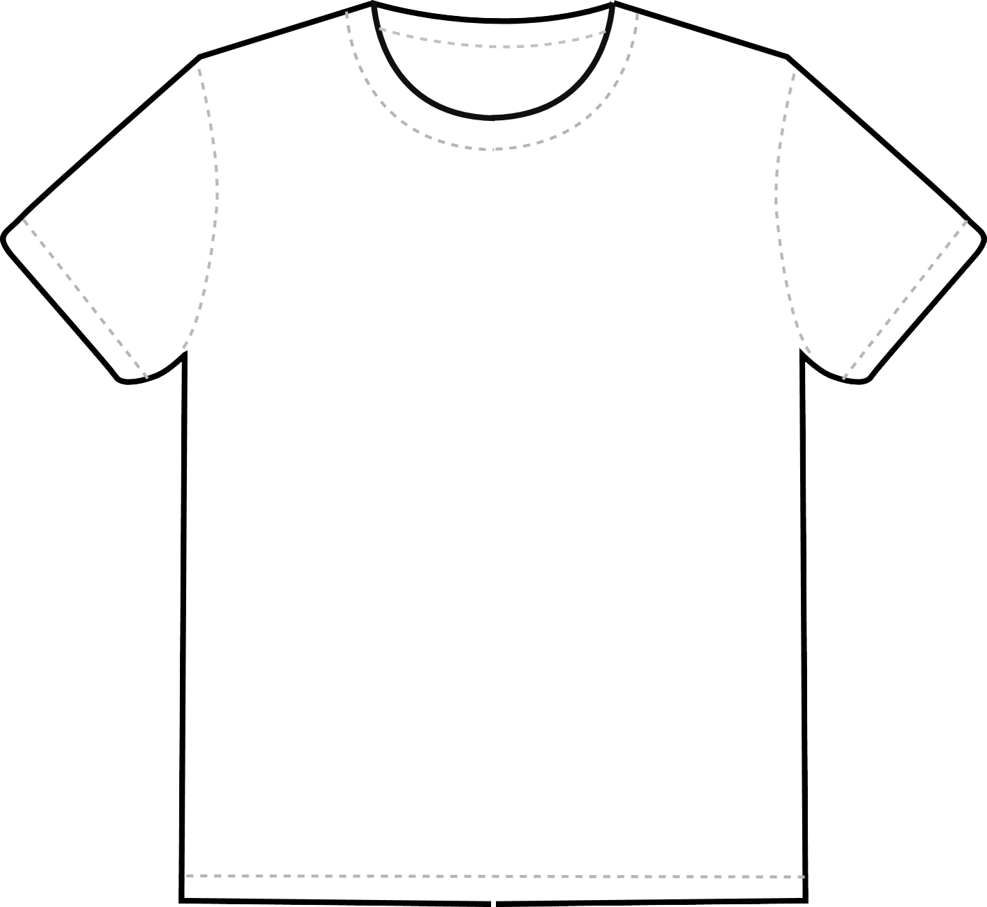 A White Shirt With Black Background