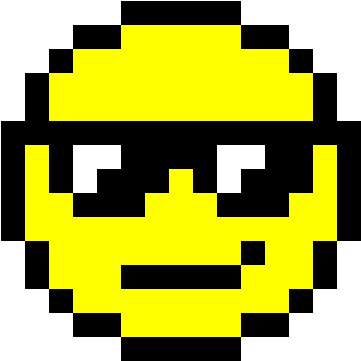 A Yellow Face With Sunglasses