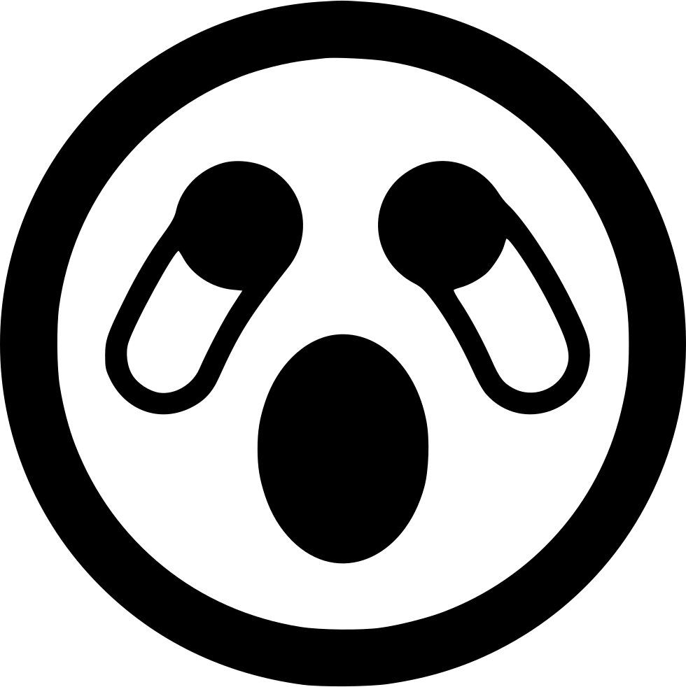 A Black Circle With A Logo