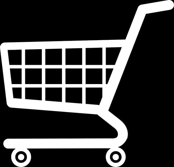 Shopping Cart Icon White - Shopping Cart Clipart White, Hd Png Download