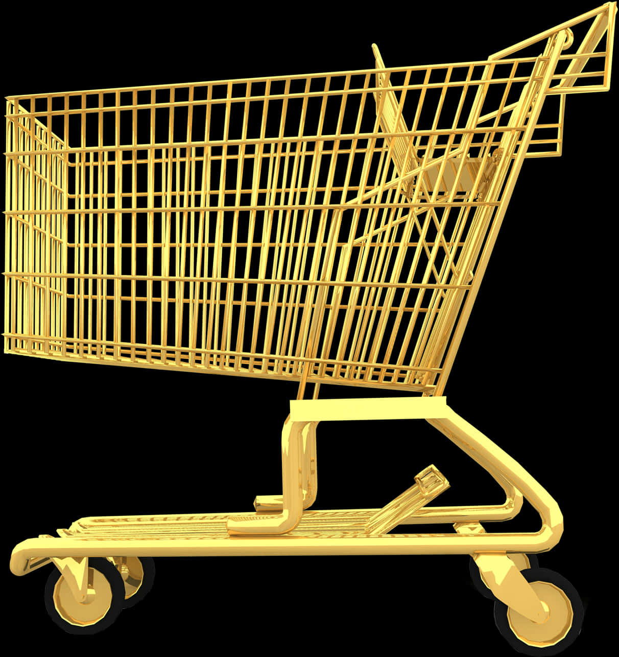 Gold Shopping Cart