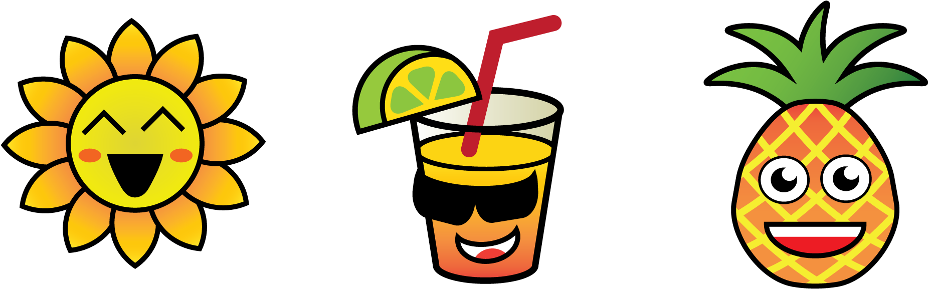 Showcase - Iphone Transparent Summer Emoji Png, Png Download