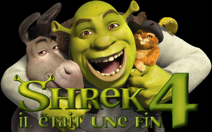 Shrek 4 Characters And Logo