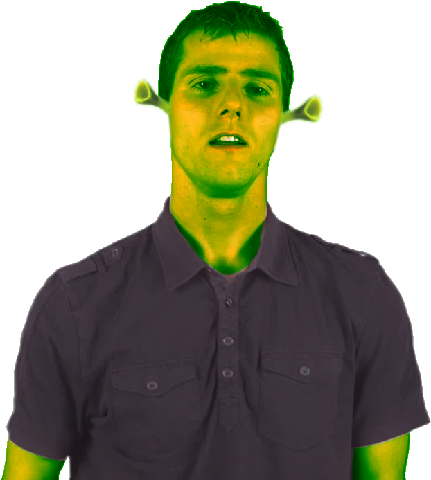 A Man With Green Alien Ears