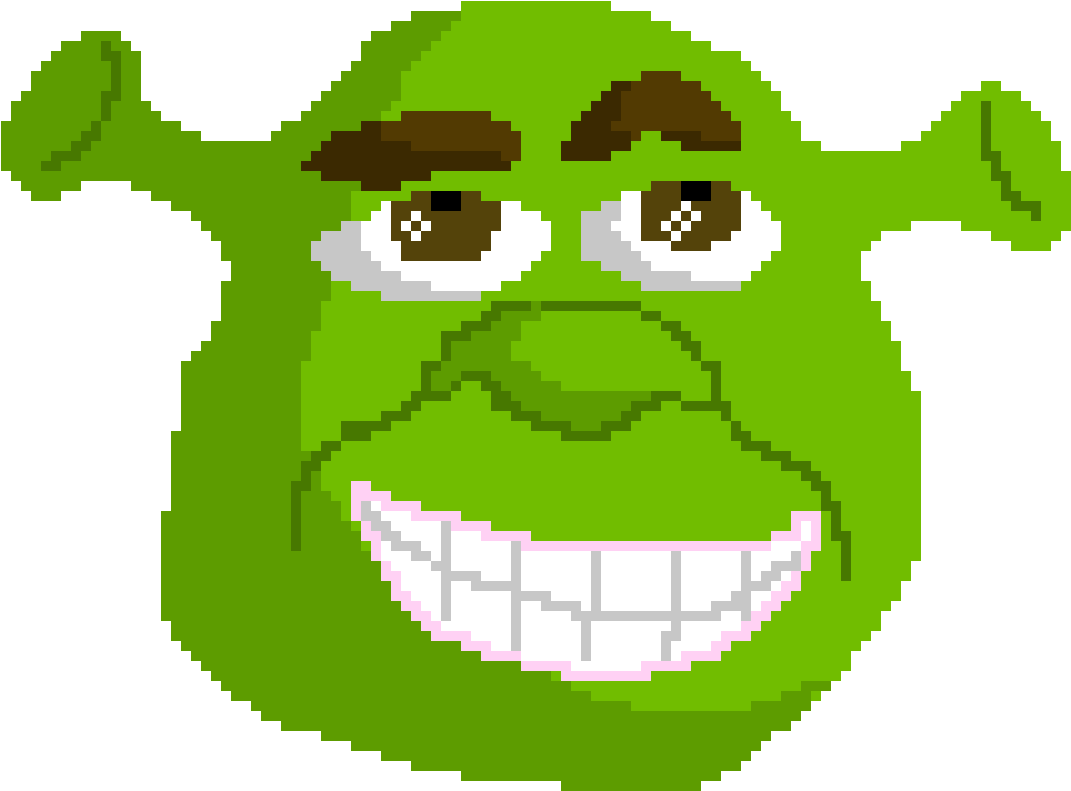 Shrek Face Png 1071 X 791
