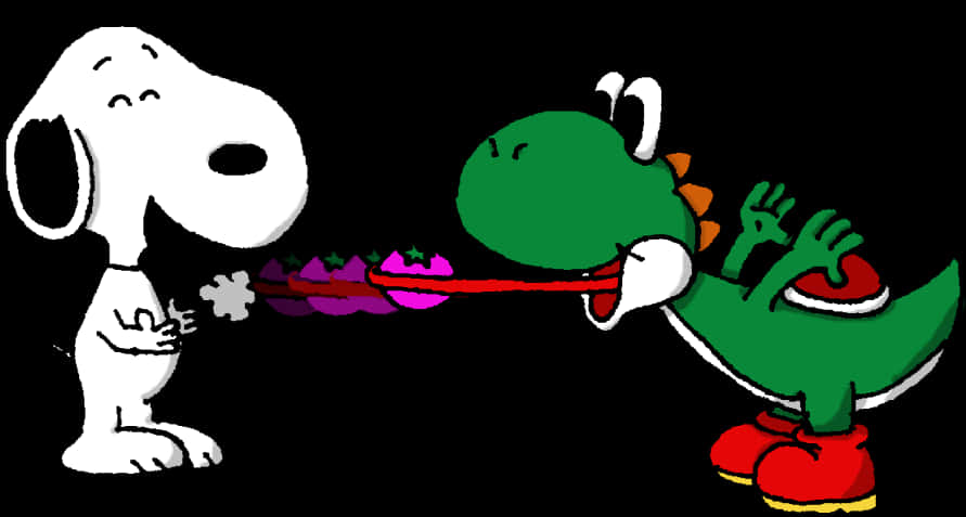 Sick Clipart Snoopy - Yoshi Snoopy, Hd Png Download