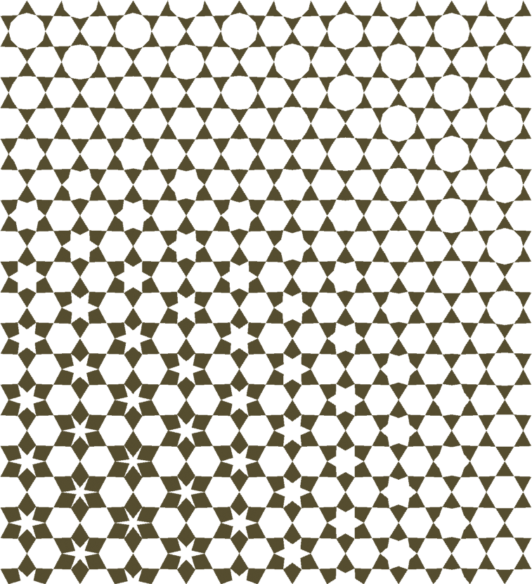 A Black And Gold Pattern