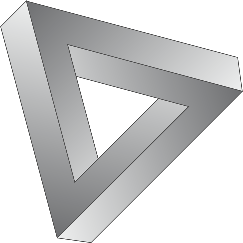 A Triangle Shaped Object With A Black Background