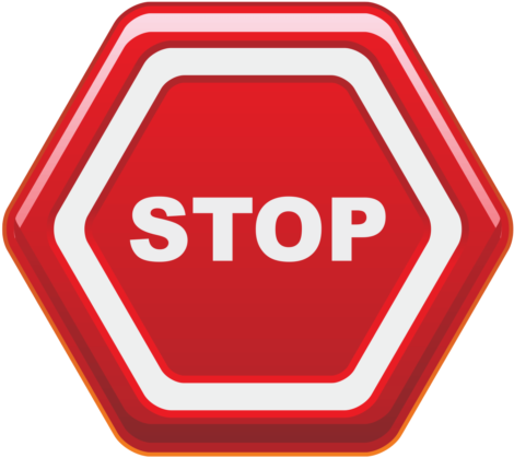 Sign Stop Png 470 X 419