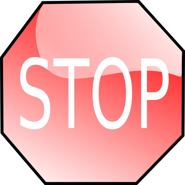 Sign Stop Png 600 X 599