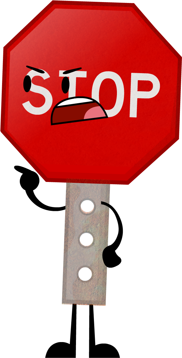 Sign Stop Png 618 X 1214