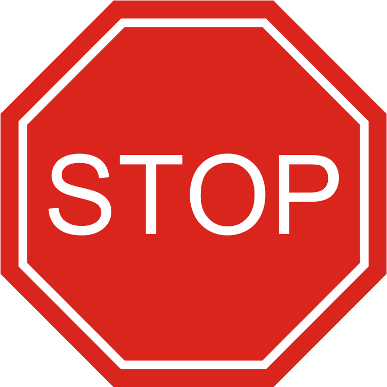 Sign Stop Png 765 X 764