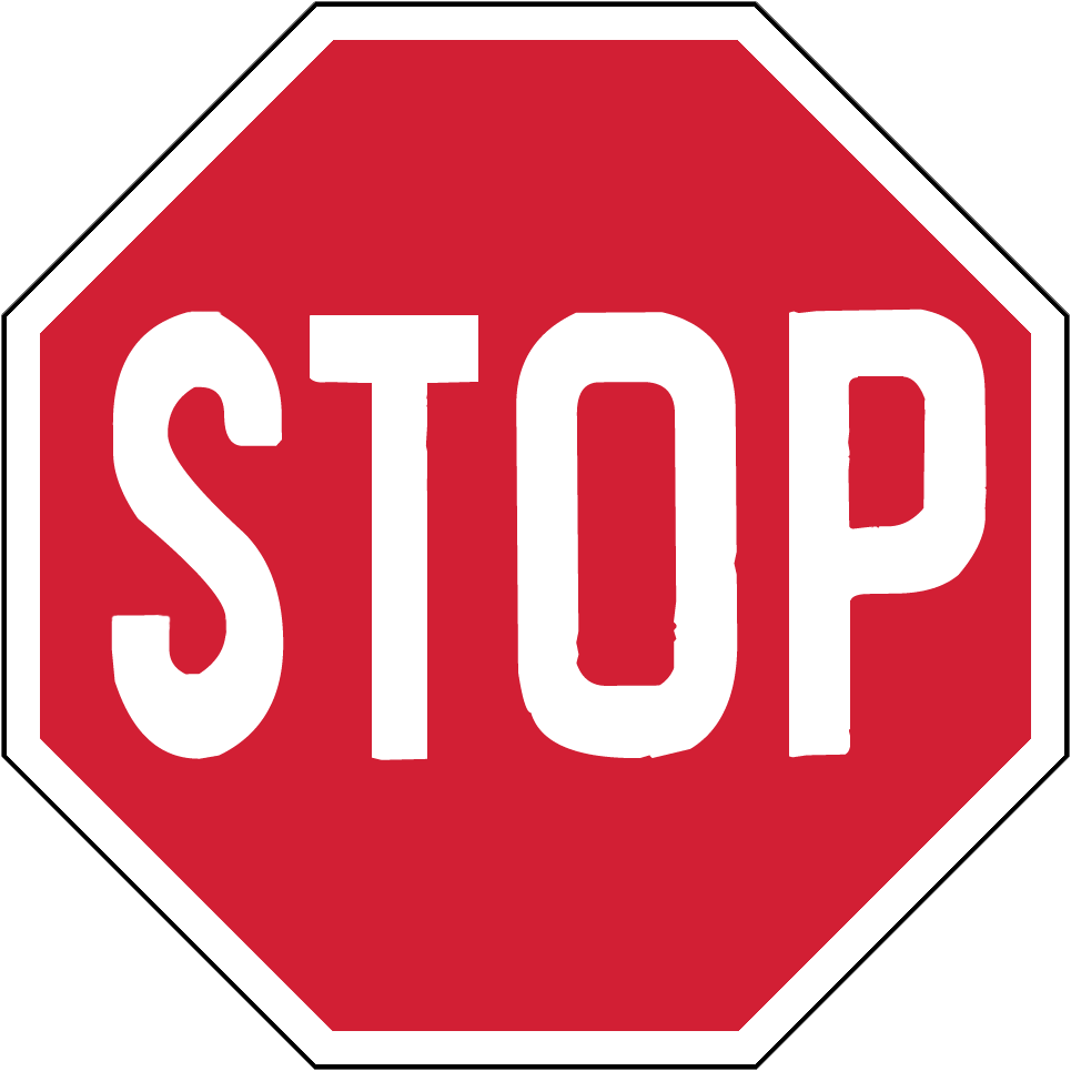 Sign Stop Png 965 X 965