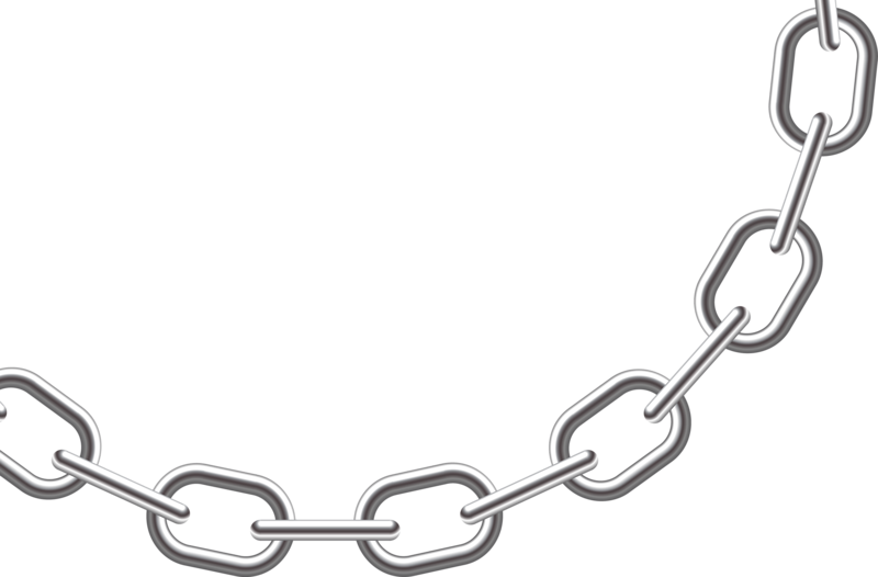 A Chain With A Black Background