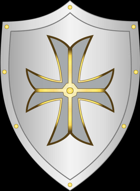 Silver Shield Png - Medieval Shield Clipart, Transparent Png