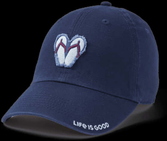 Simple Flip Flops Tattered Chill Cap - Baseball Cap, Hd Png Download