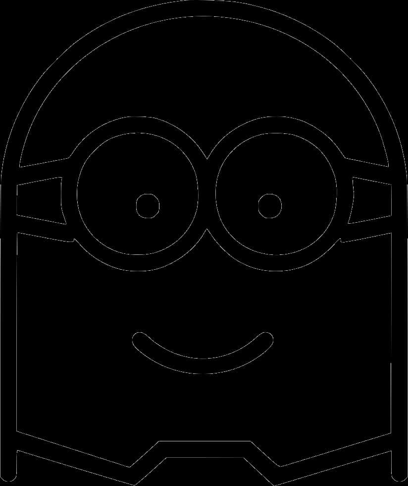 Simple Minion Drawing