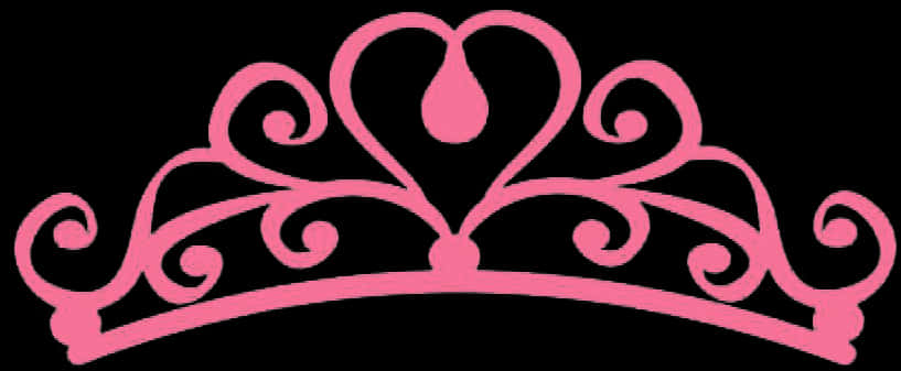 Simple Pink Princess Crown