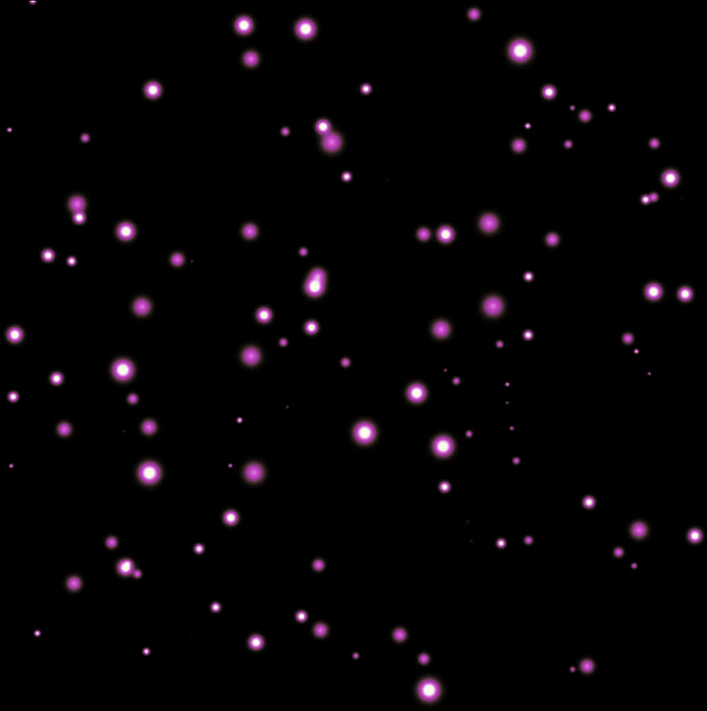A Group Of Purple Lights