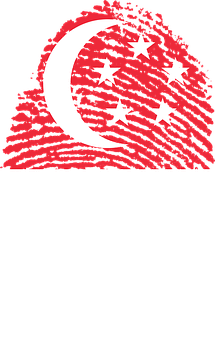 A Fingerprint With A Flag