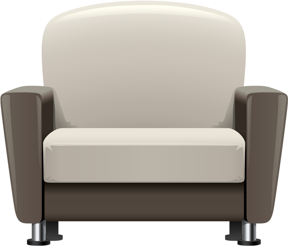 A White And Brown Chair