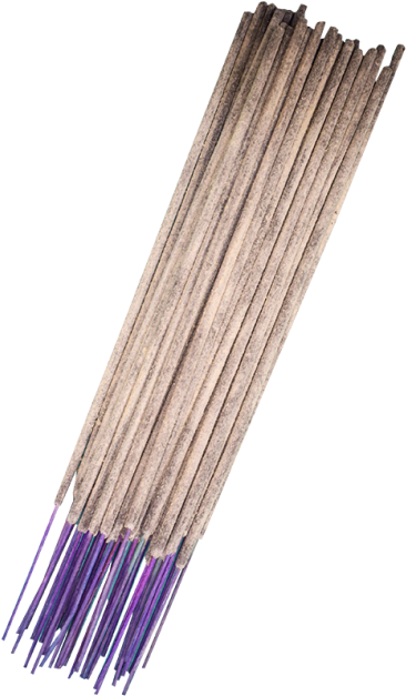 A Bunch Of Sticks With Purple Sticks
