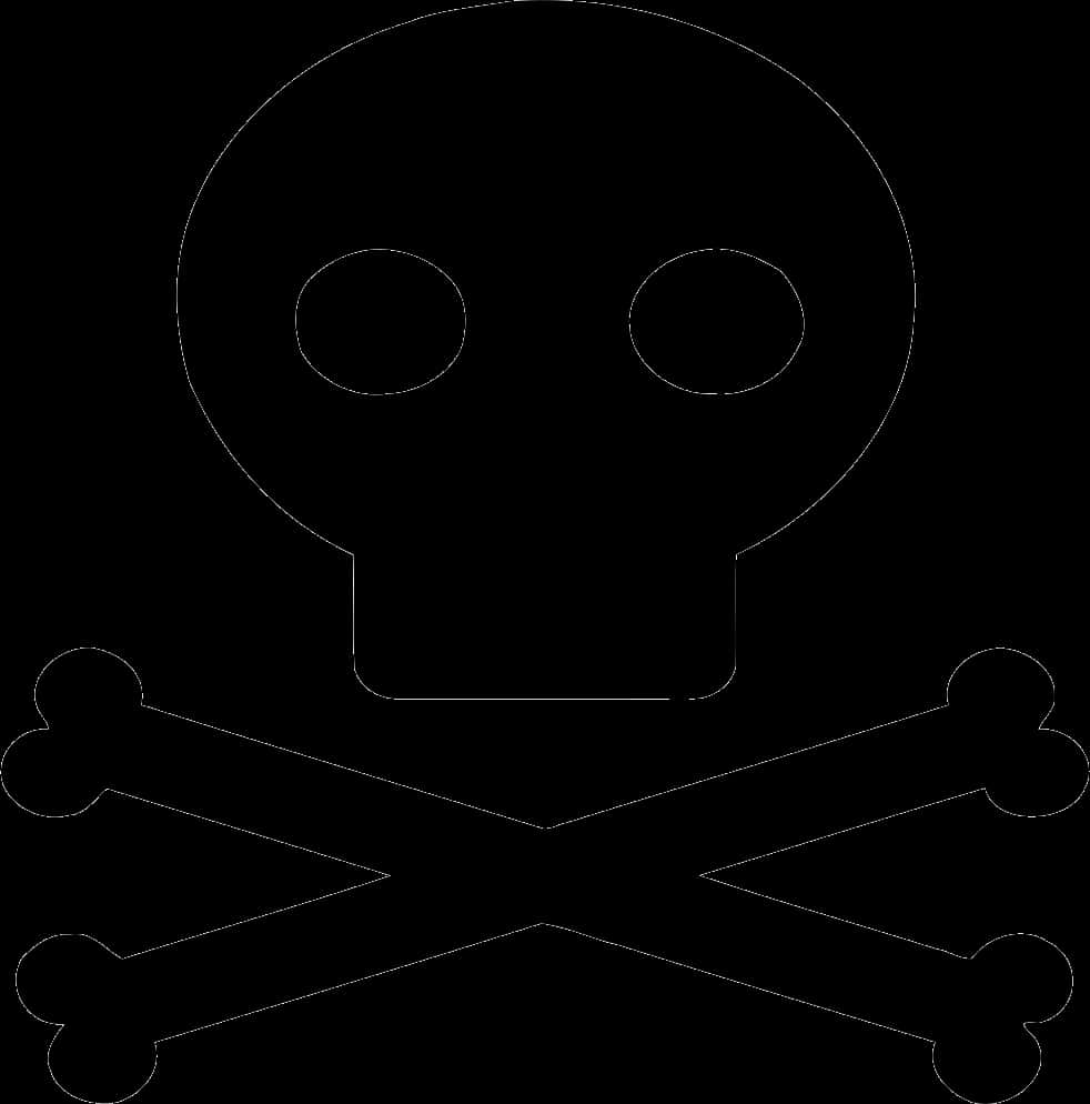 A Black Skull And Crossbones