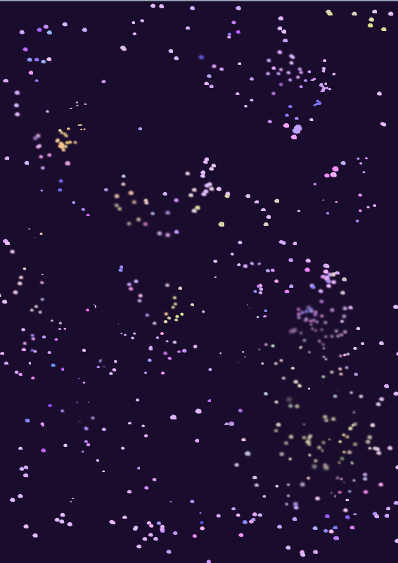 A Purple Background With Many Small Dots