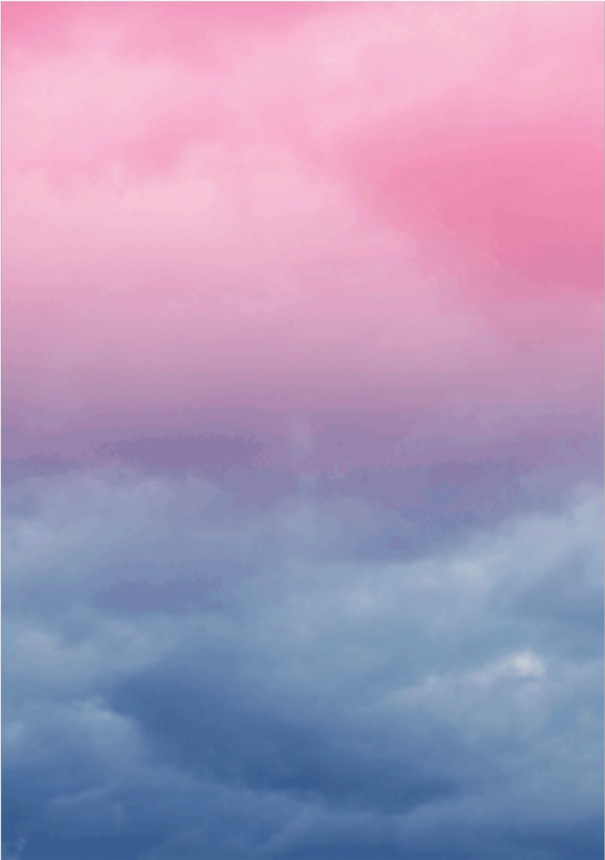 A Pink And Blue Sky With Clouds