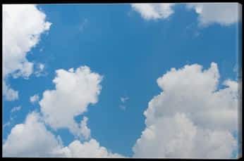 A Blue Sky With Clouds