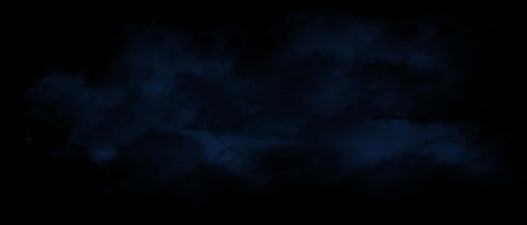 A Dark Blue Smoke On A Black Background