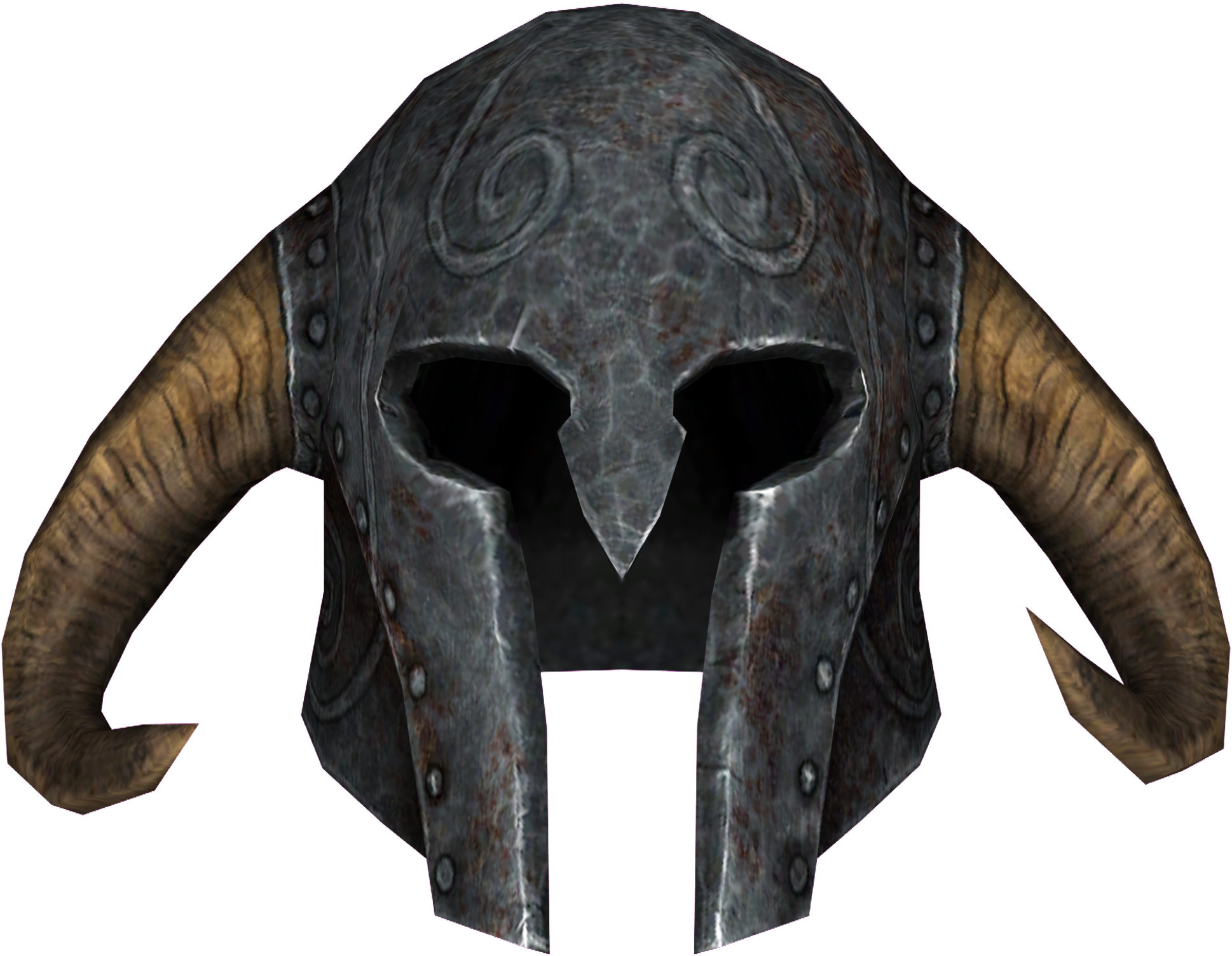 A Metal Helmet With Horns
