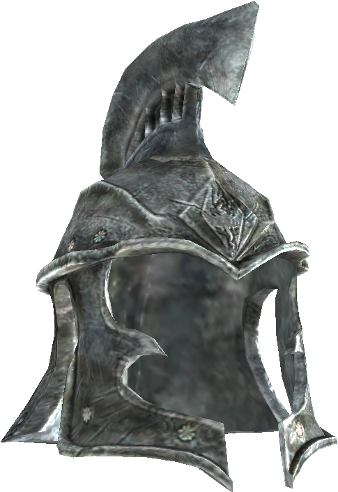 A Metal Helmet With A Pointed Crown
