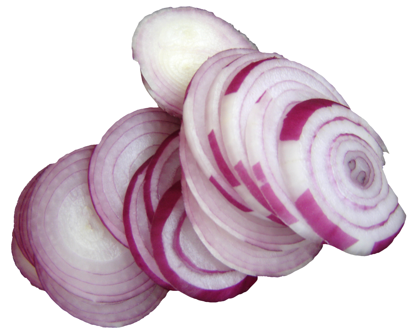 A Stack Of Sliced Onions