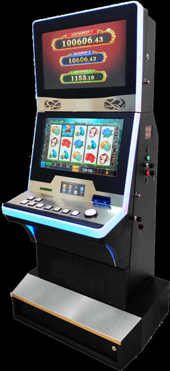 A Close-up Of A Slot Machine