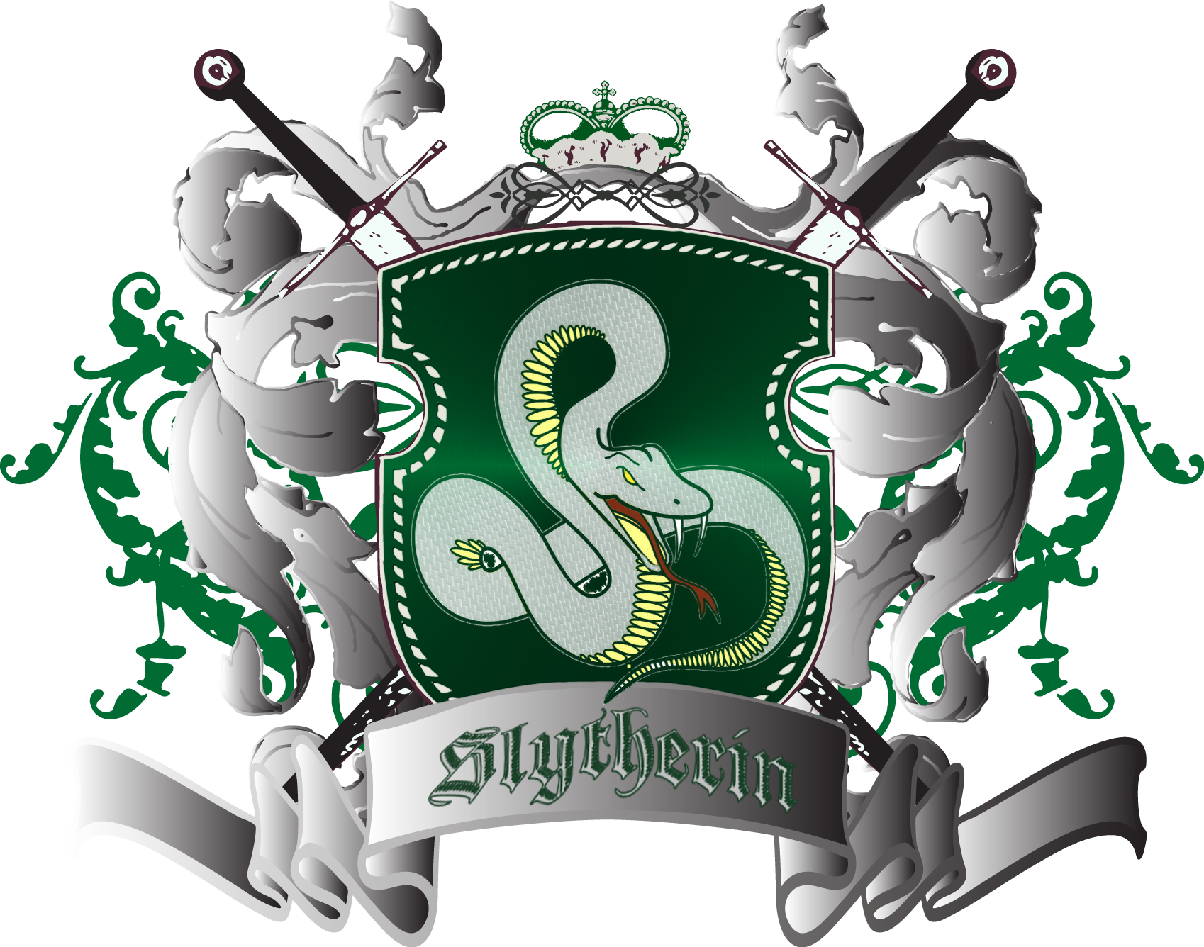 Slytherin Crest Png 1698 X 1336